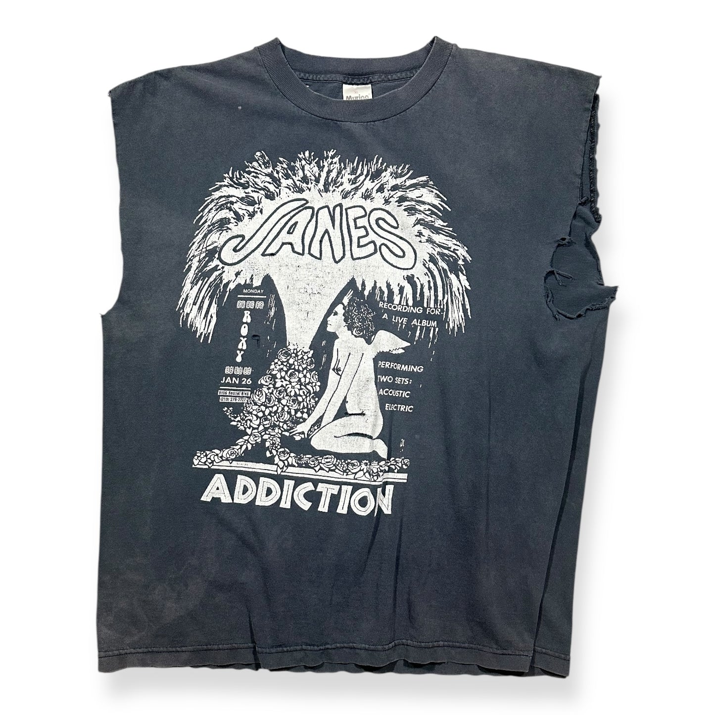 1990s Vintage Jane's Addiction Cutoff Shirt