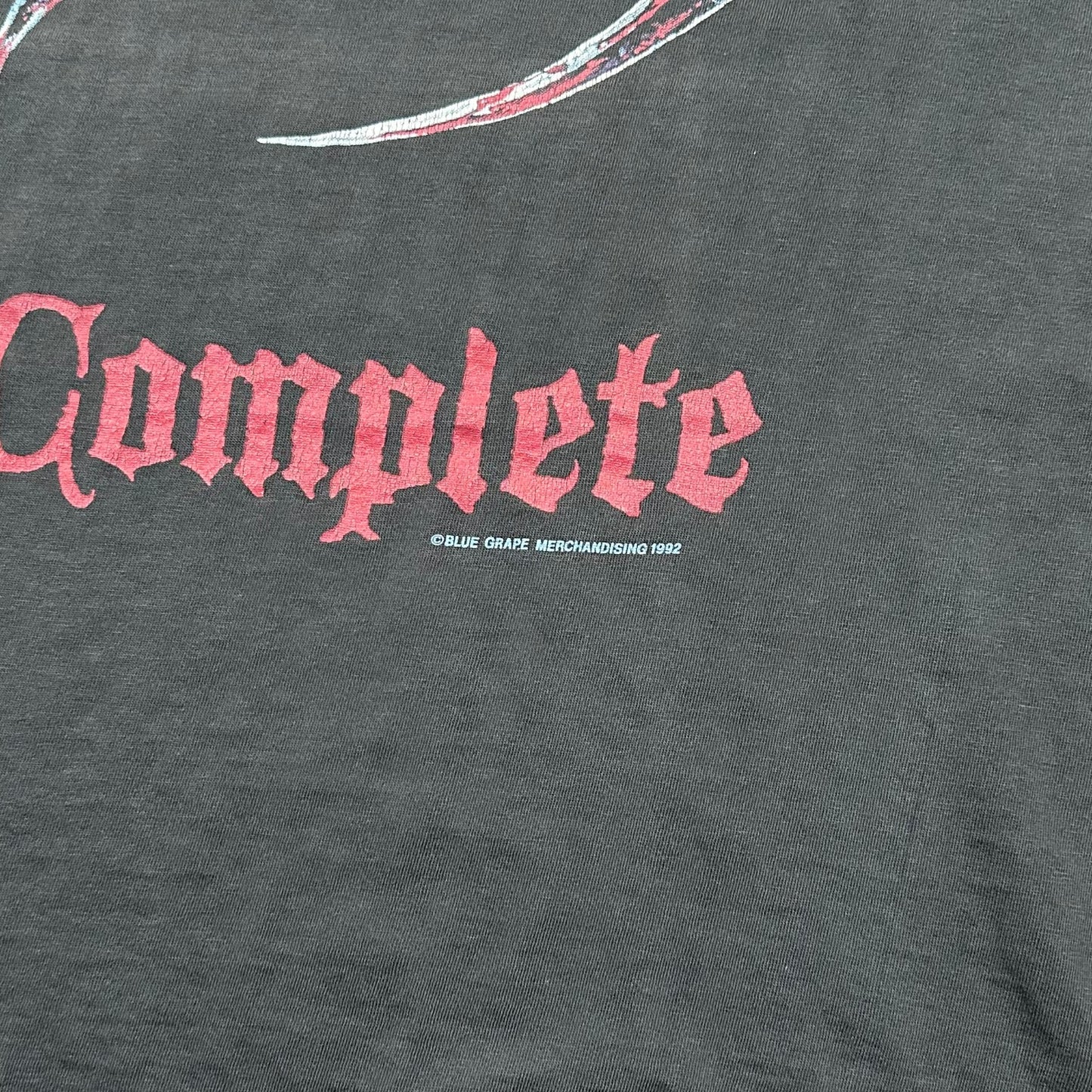 1992 Vintage Obituary "The End Complete" Shirt