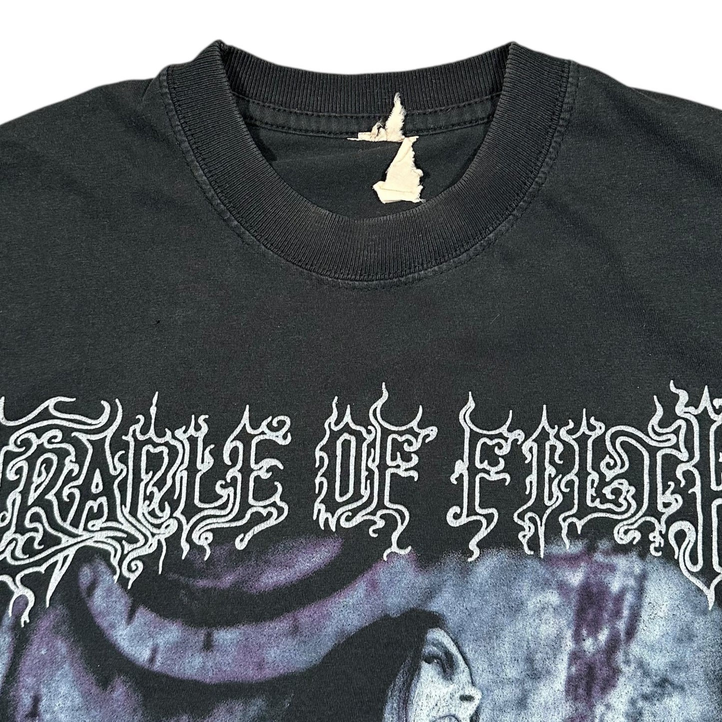 1990s Vintage Cradle Of Filth "Total Fucking Darkness" Shirt