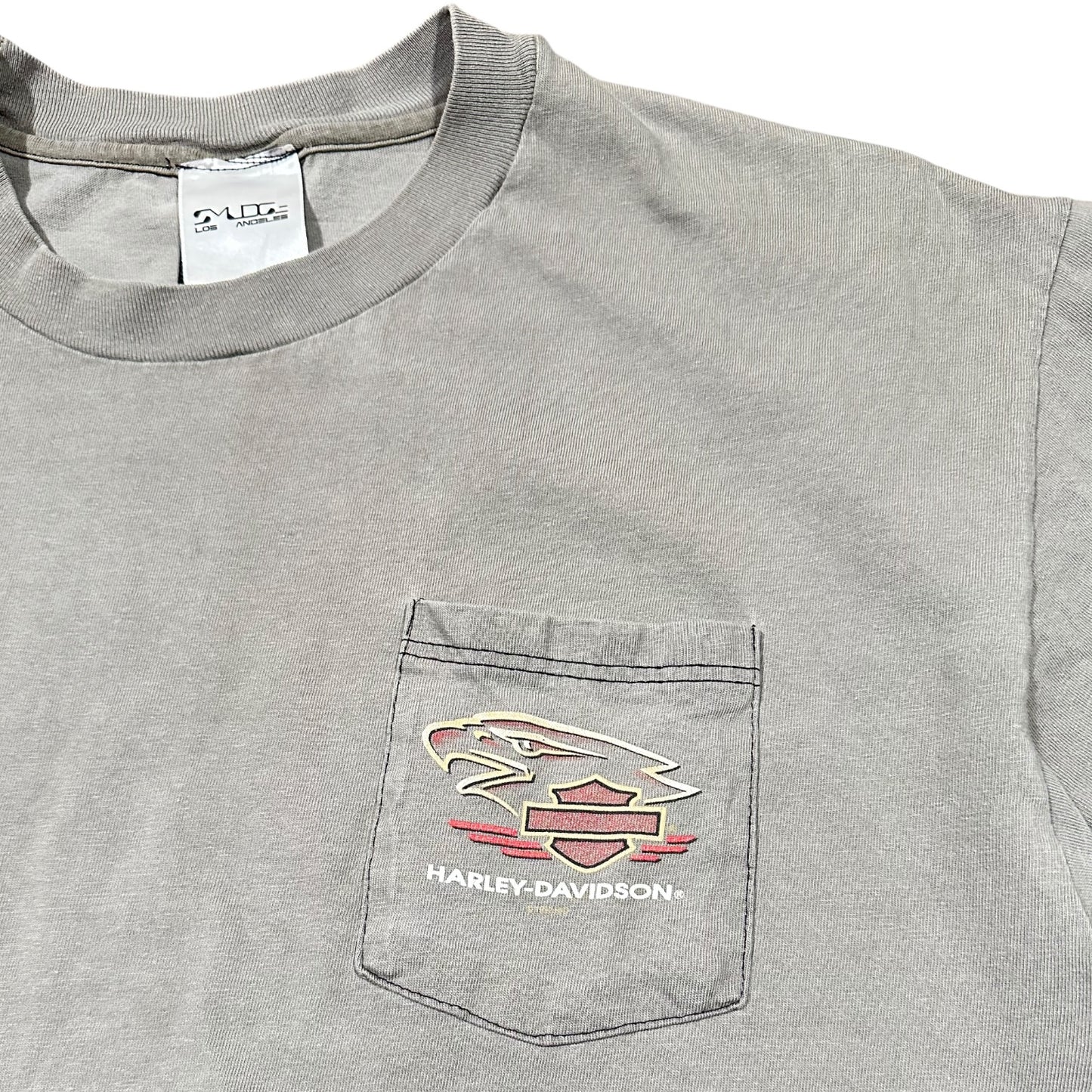 Smudge Vintage Simple Print Uniform Tee Harley Davidson