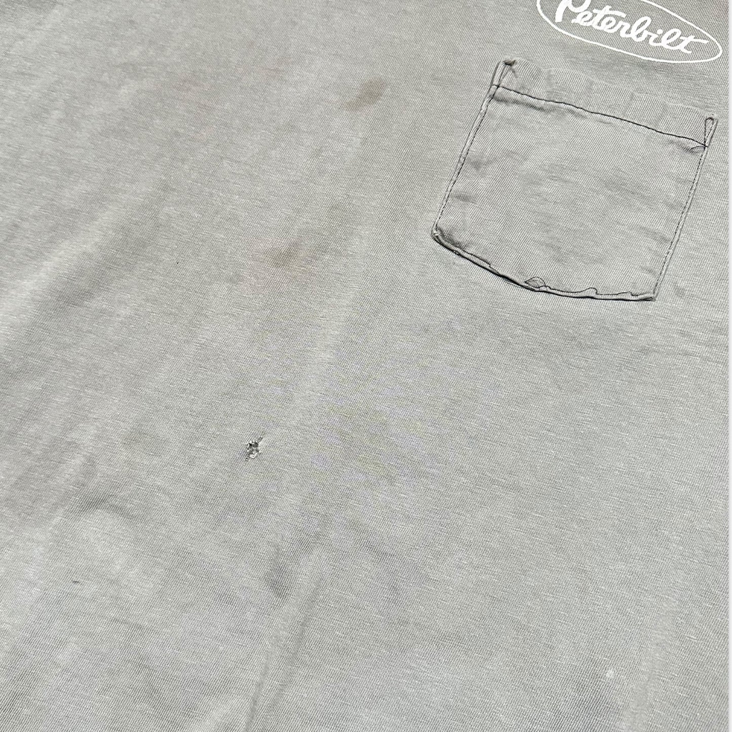 Smudge Vintage Simple Print Uniform Tee Peterlilt