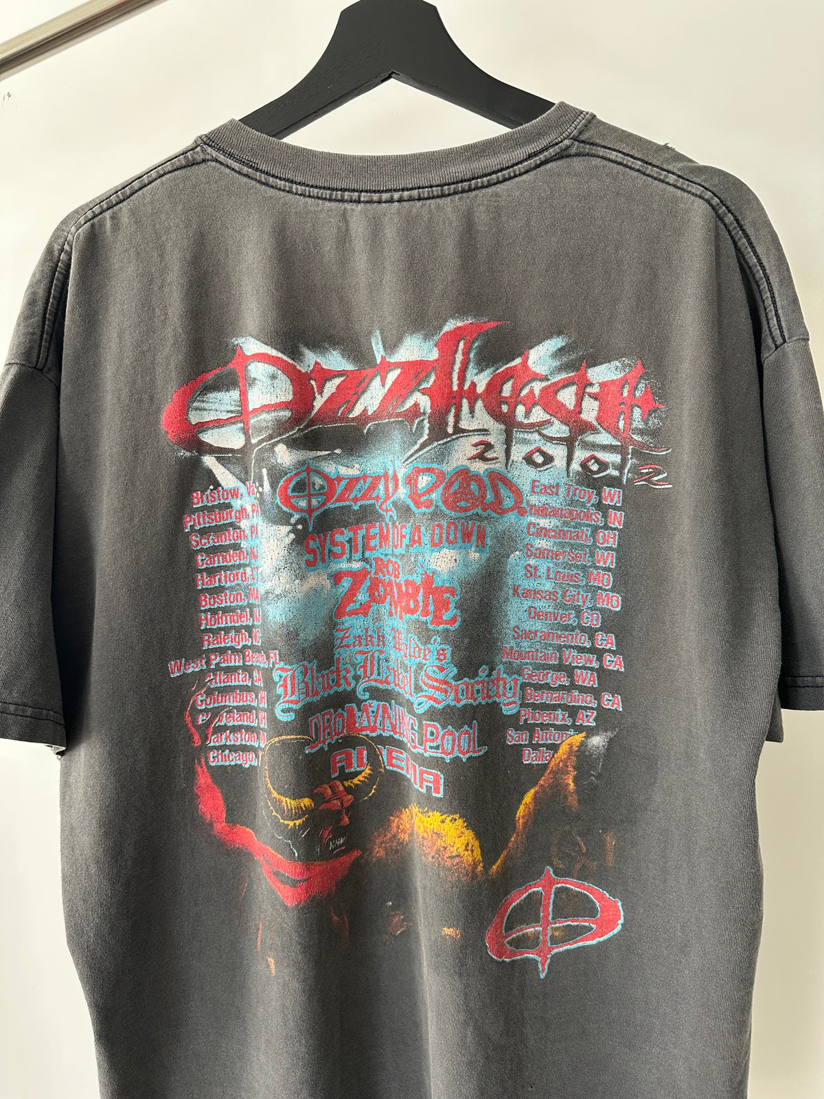 2002 Vintage Ozzfest Shirt