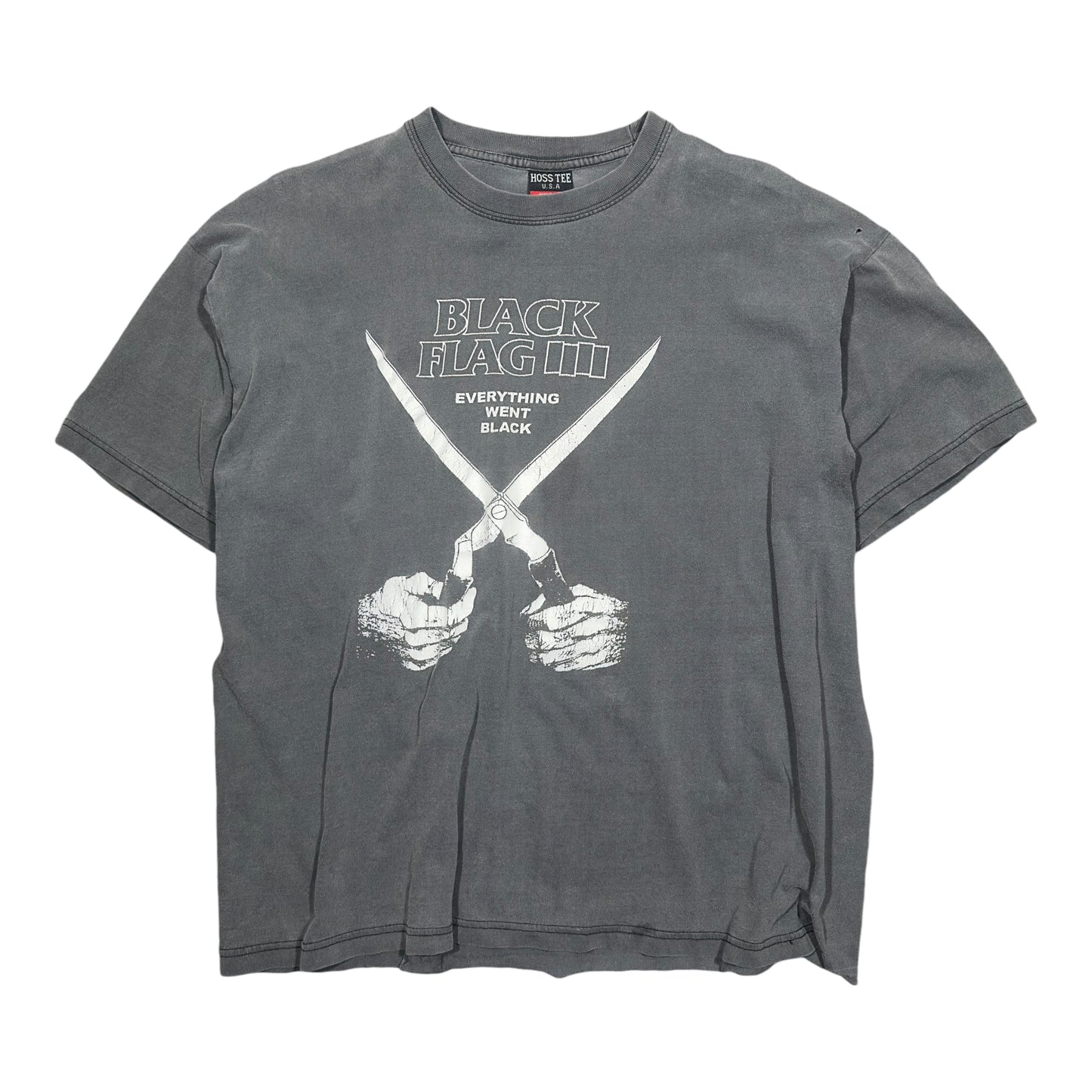 2000s Vintgae Black Flag "Everything Went Black" Shirt