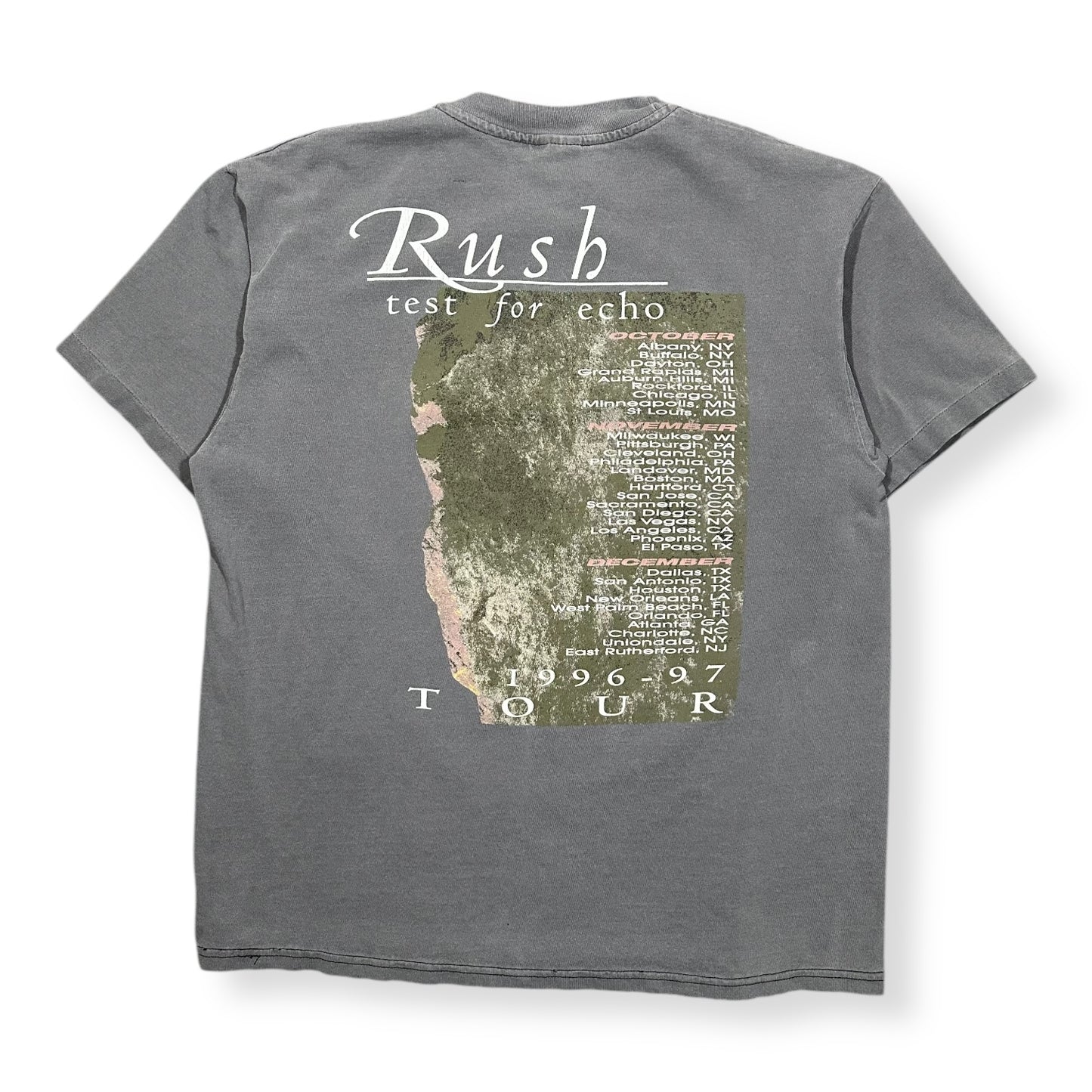 1990s Vintage Rush "Test Of Echo" Shirt