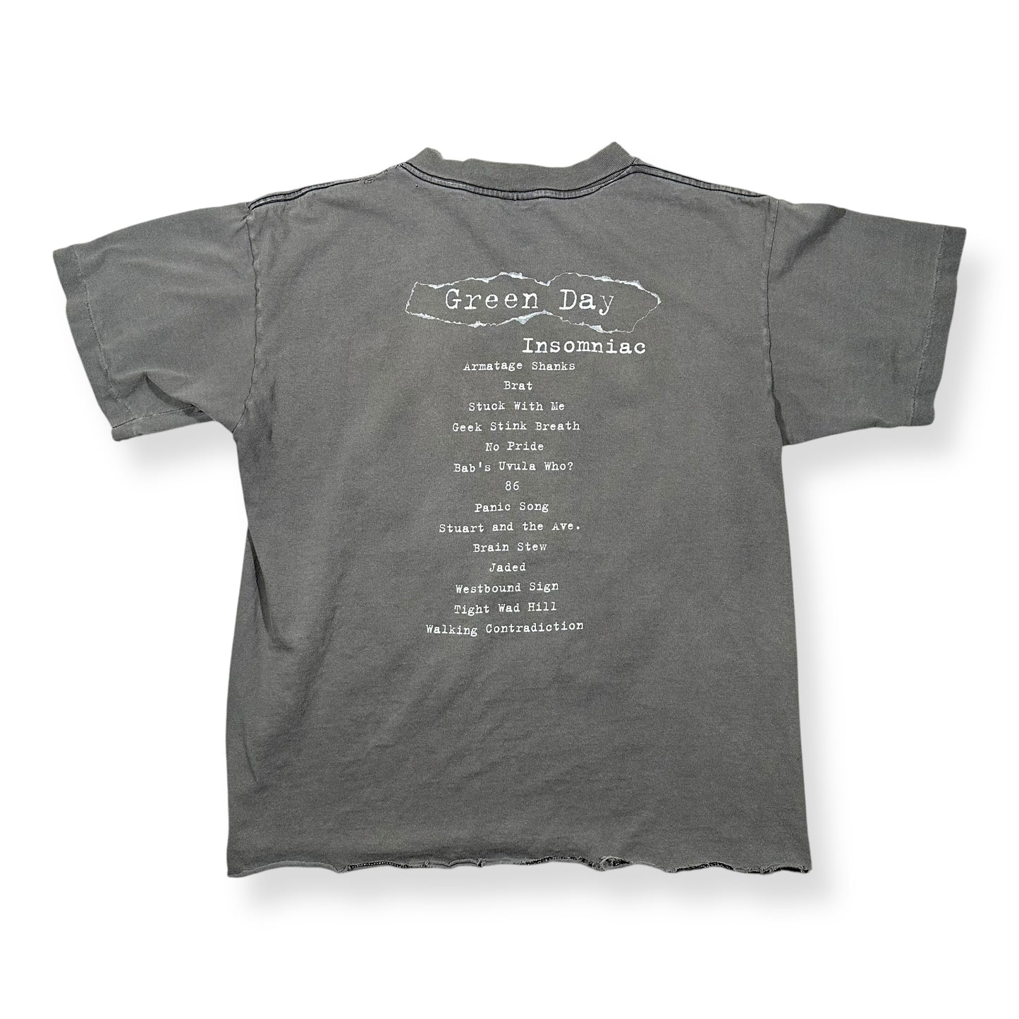 1990s Vintage Green Day "Insomniac" Shirt