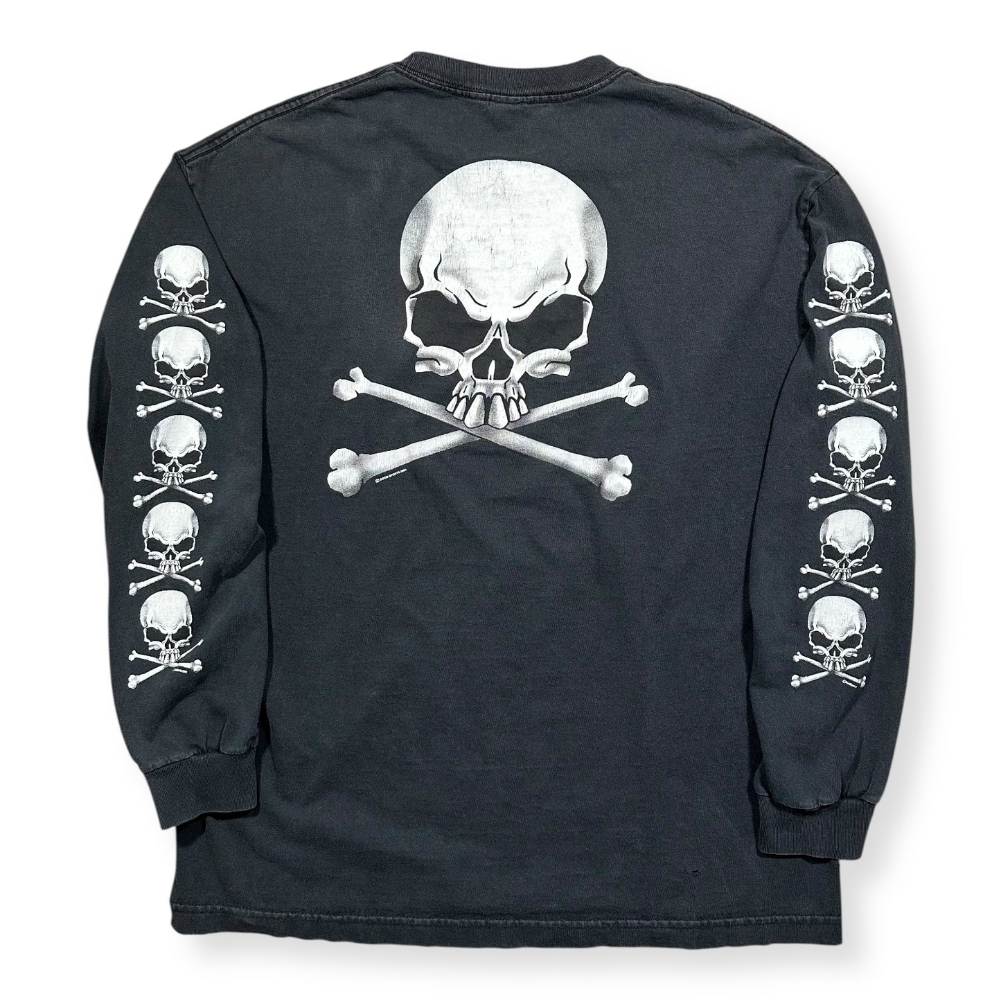 2000s Vintage Skull Longsleeves Shirt