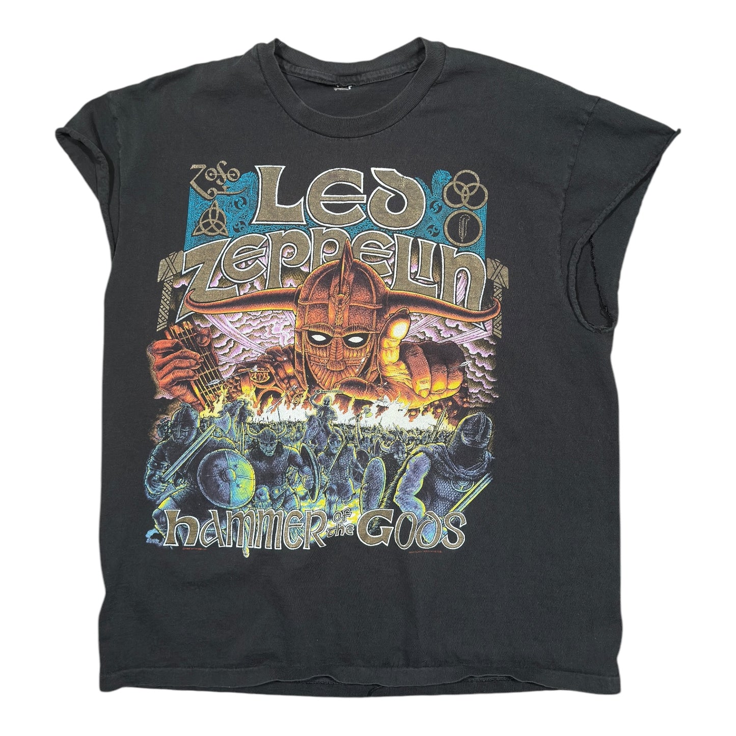 1990s Vintage Led Zeppelin Cutoffs