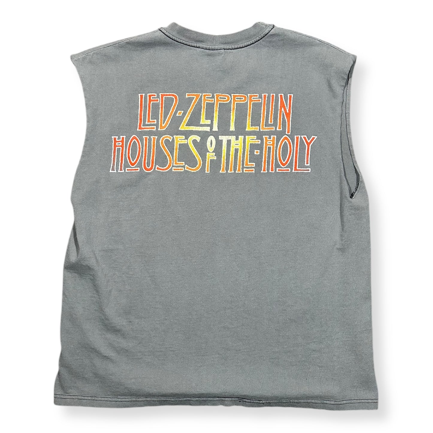 1990s Vintage Led Zeppelin "Houses Of The Holy" Cutoff Shirt