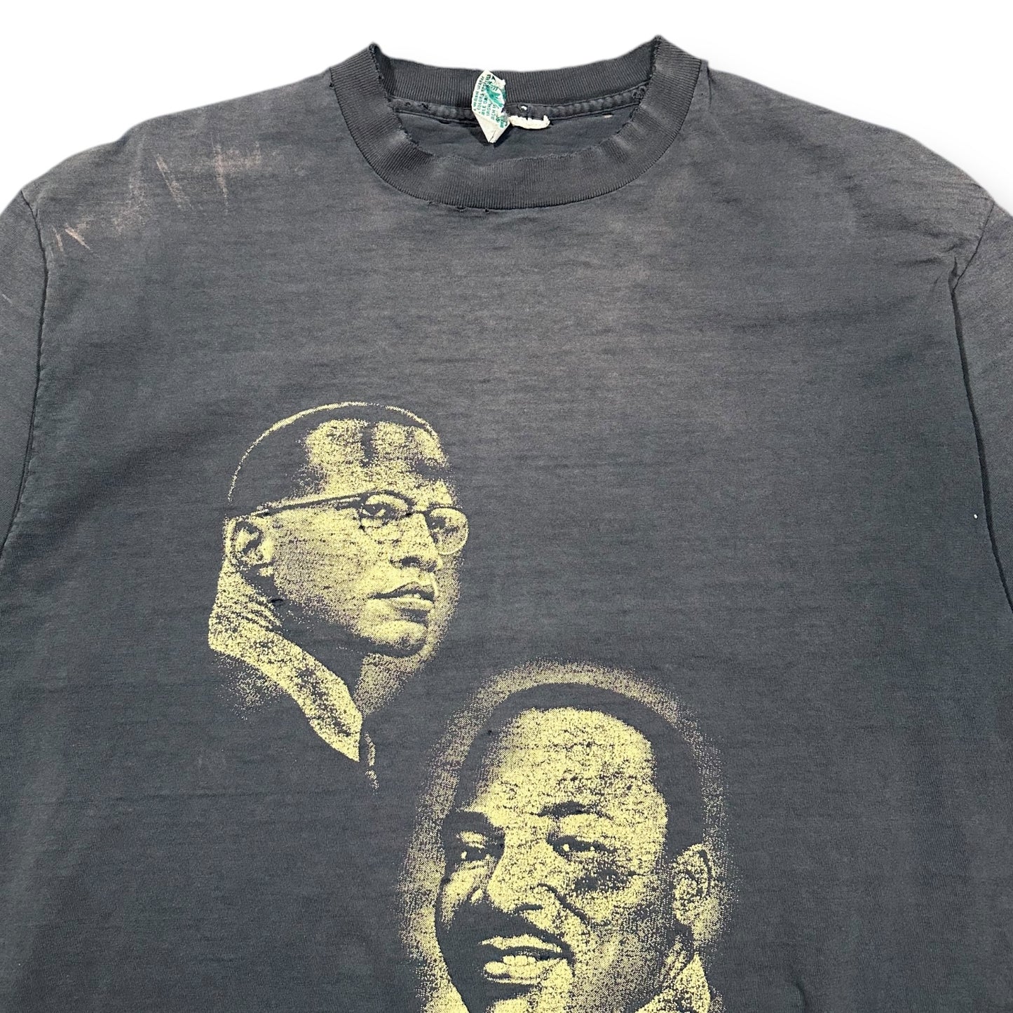 1990s Vintage Martin Luther King Jr. & Malcom X Shirt