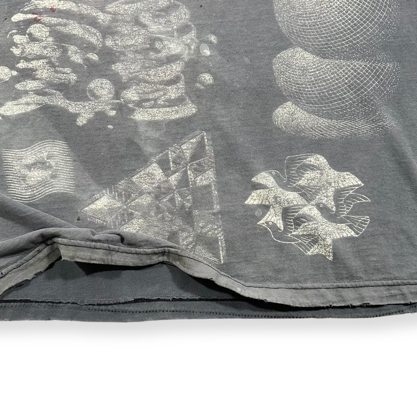 1990s SMOKED Vintage MC Escher Shirt