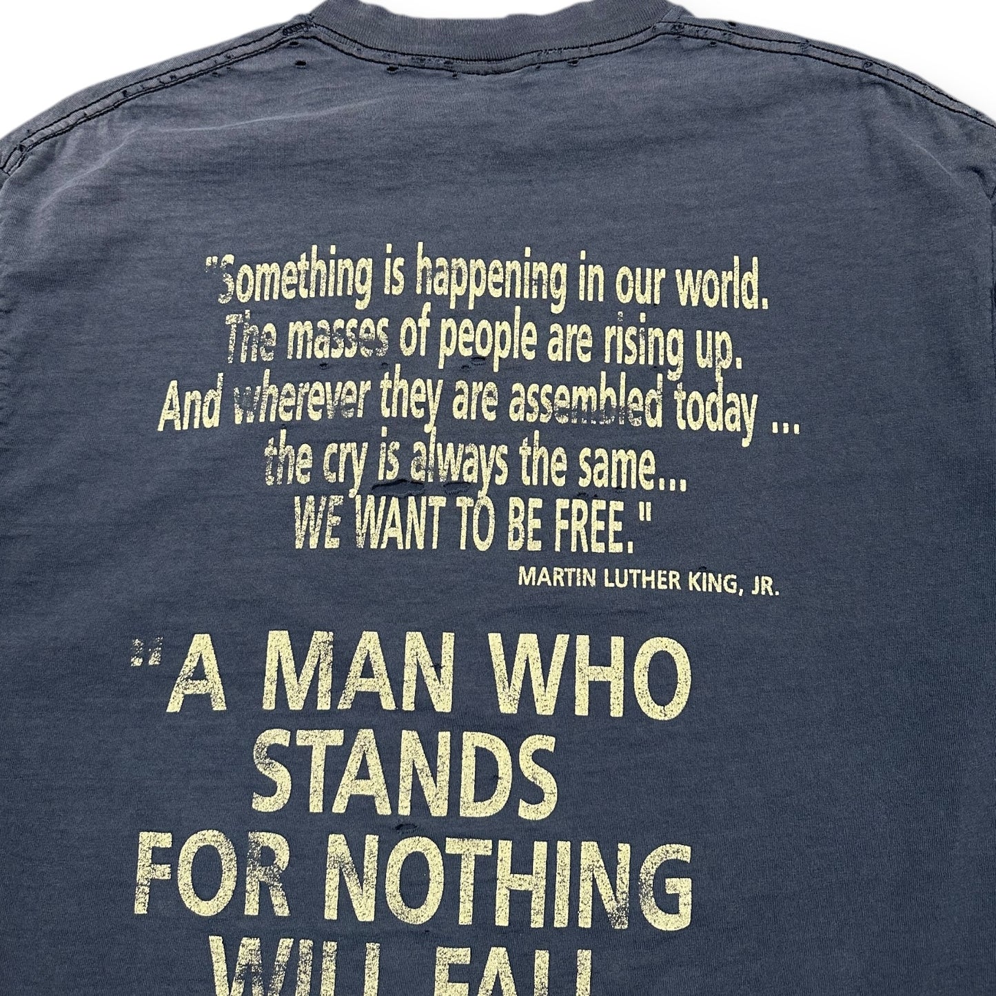 1990s Vintage Martin Luther King Jr. & Malcom X Shirt