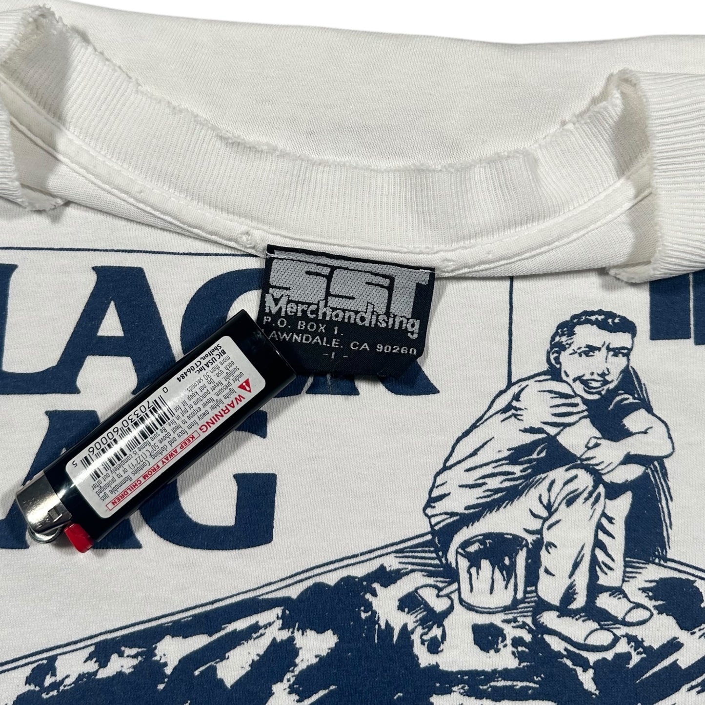 1990s Vintage Black Flag "Six Pack" Shirt