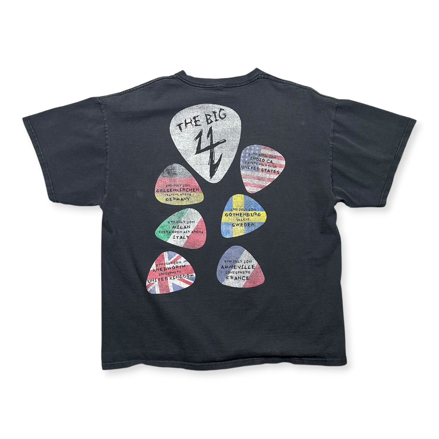 2000s Vintage The Big 4 "Metallica Slayer Megadeth Anthrax" Shirt