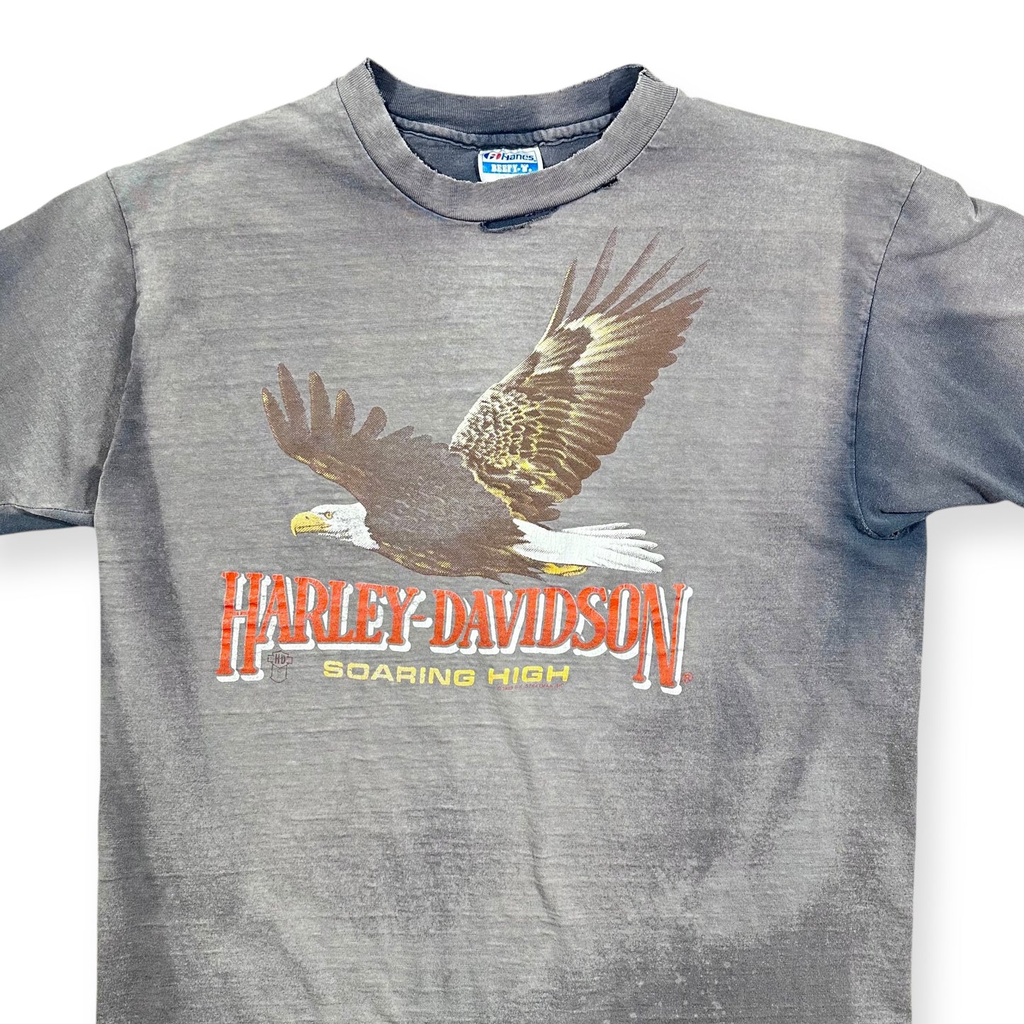 1980s SMOKED Vintage Harley Davidson " Soraing High" Shirt