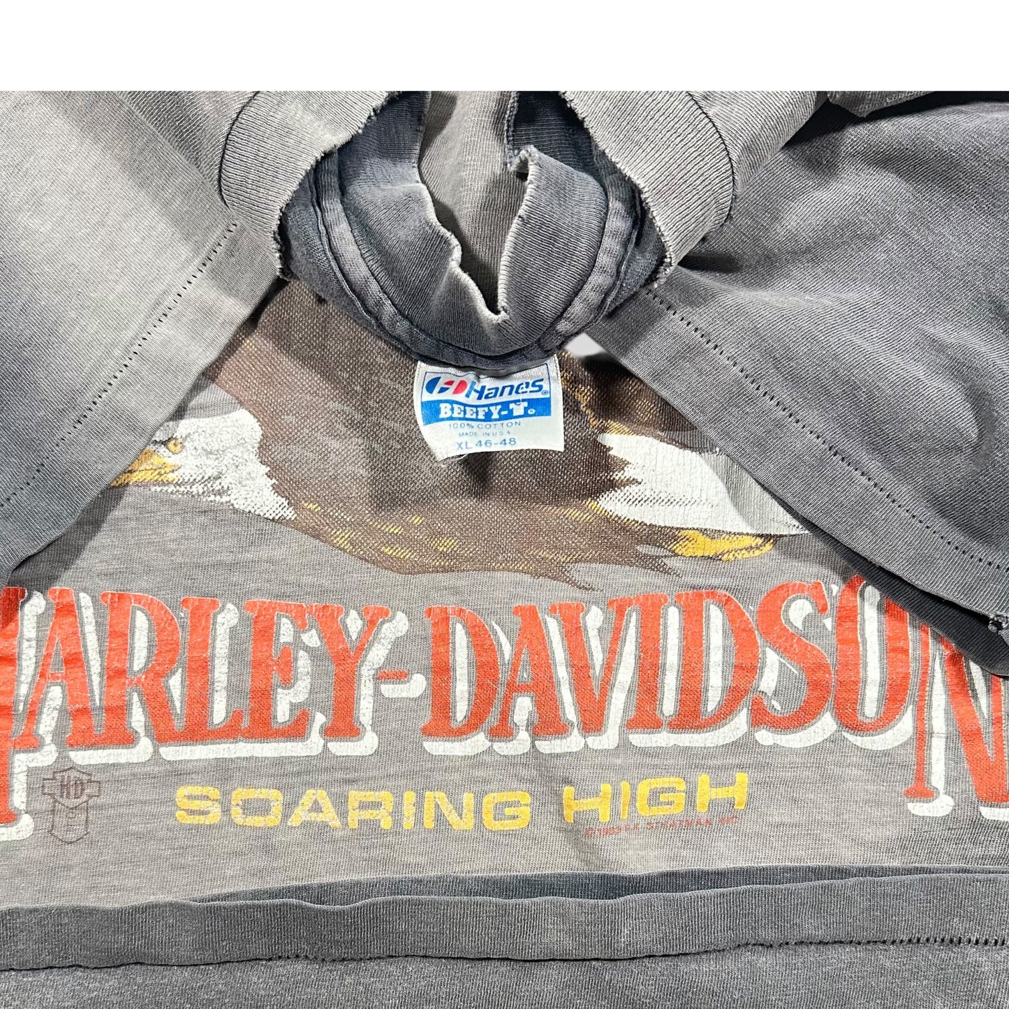 1980s SMOKED Vintage Harley Davidson " Soraing High" Shirt