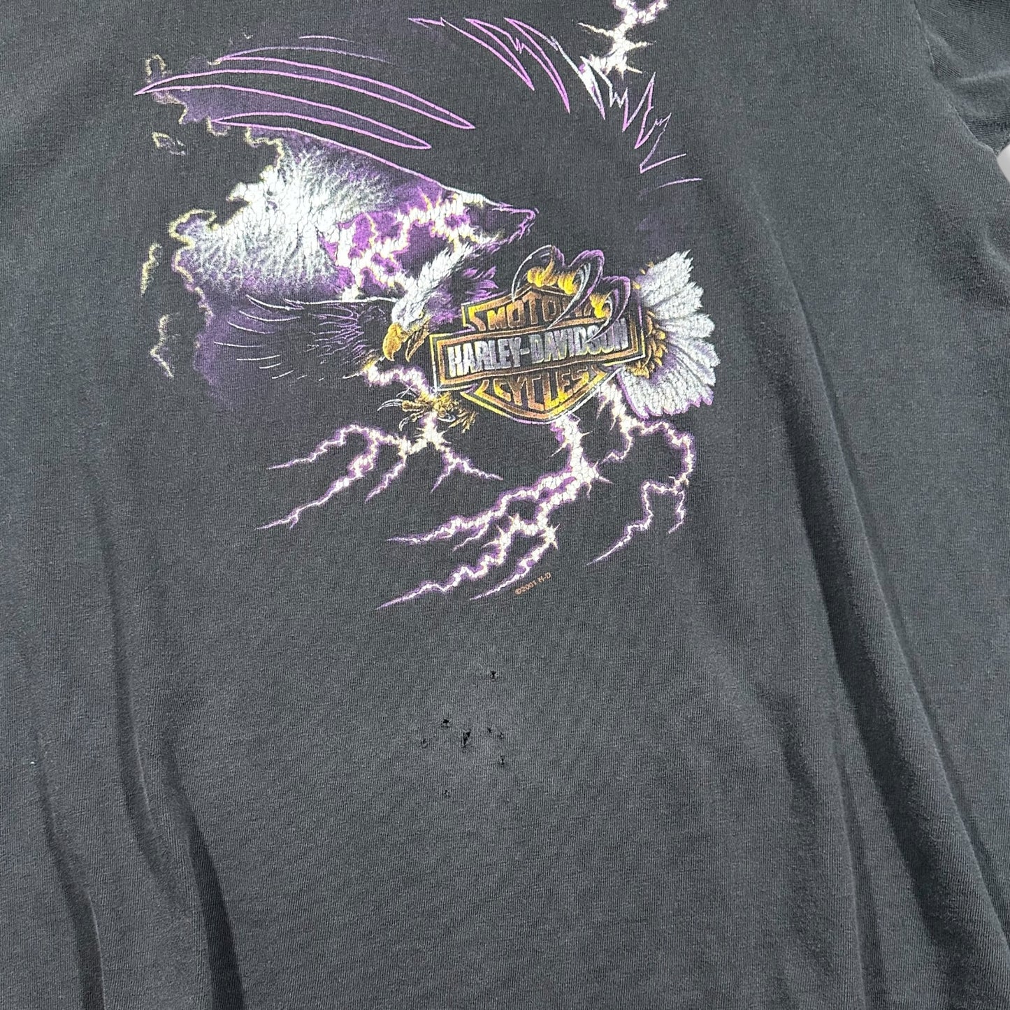 2001 Vintage Harley Davidson Eagle Shirt