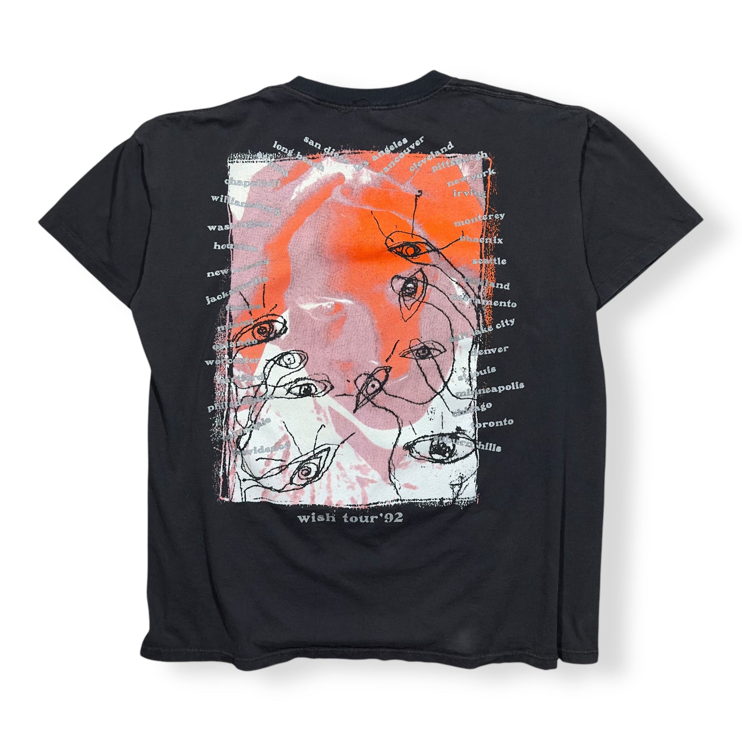 1990s Vintage The Cure "Wish Tour" Shirt
