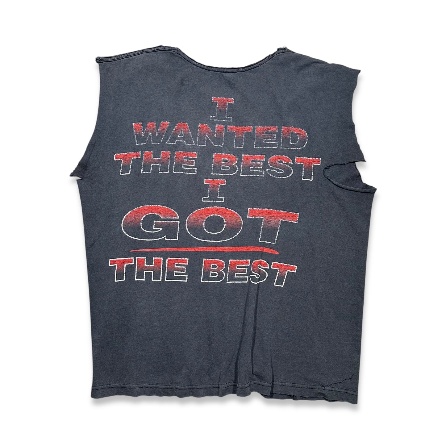 1990s Vintage Kiss Cutoff Shirt