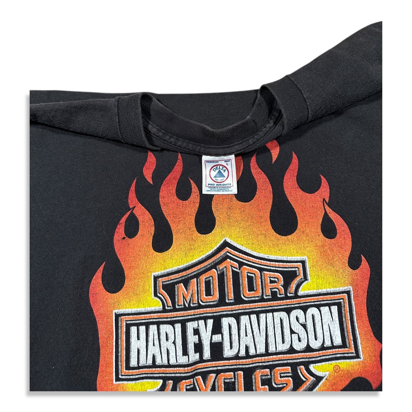 2000s Vintage Harley Davidson Flame Shirt