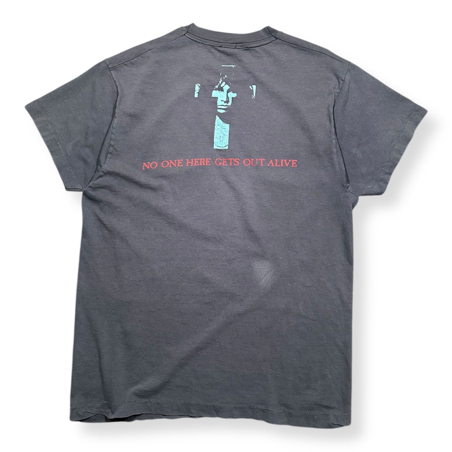 1990s Vintage Jim Morrison "No One Here Gets Out Alive" Shirt