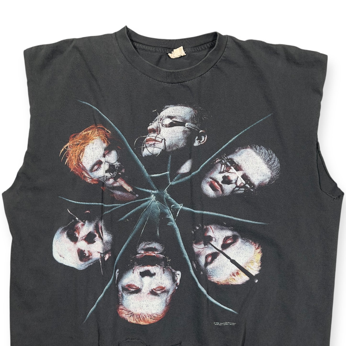 1990s Vintage Rammstein Cutoff