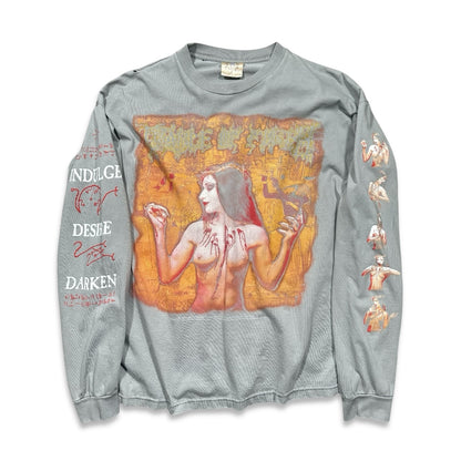 1990s Vintage Cradle Of Filth "Praise The Whore" Longsleeves Shirt
