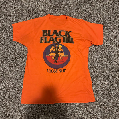 1985 Vintage Black Flag Loose Nut Shirt