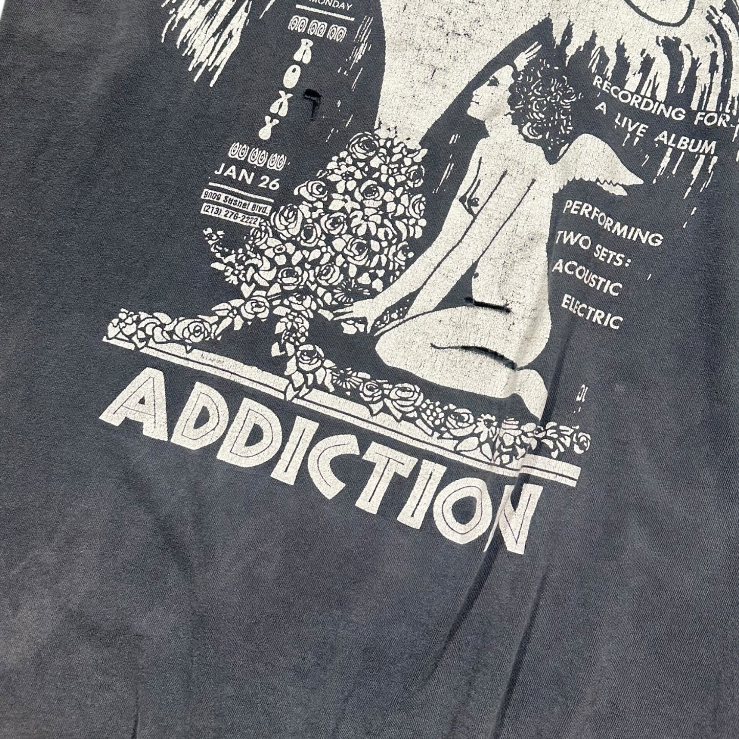 1990s Vintage Jane's Addiction Cutoff Shirt
