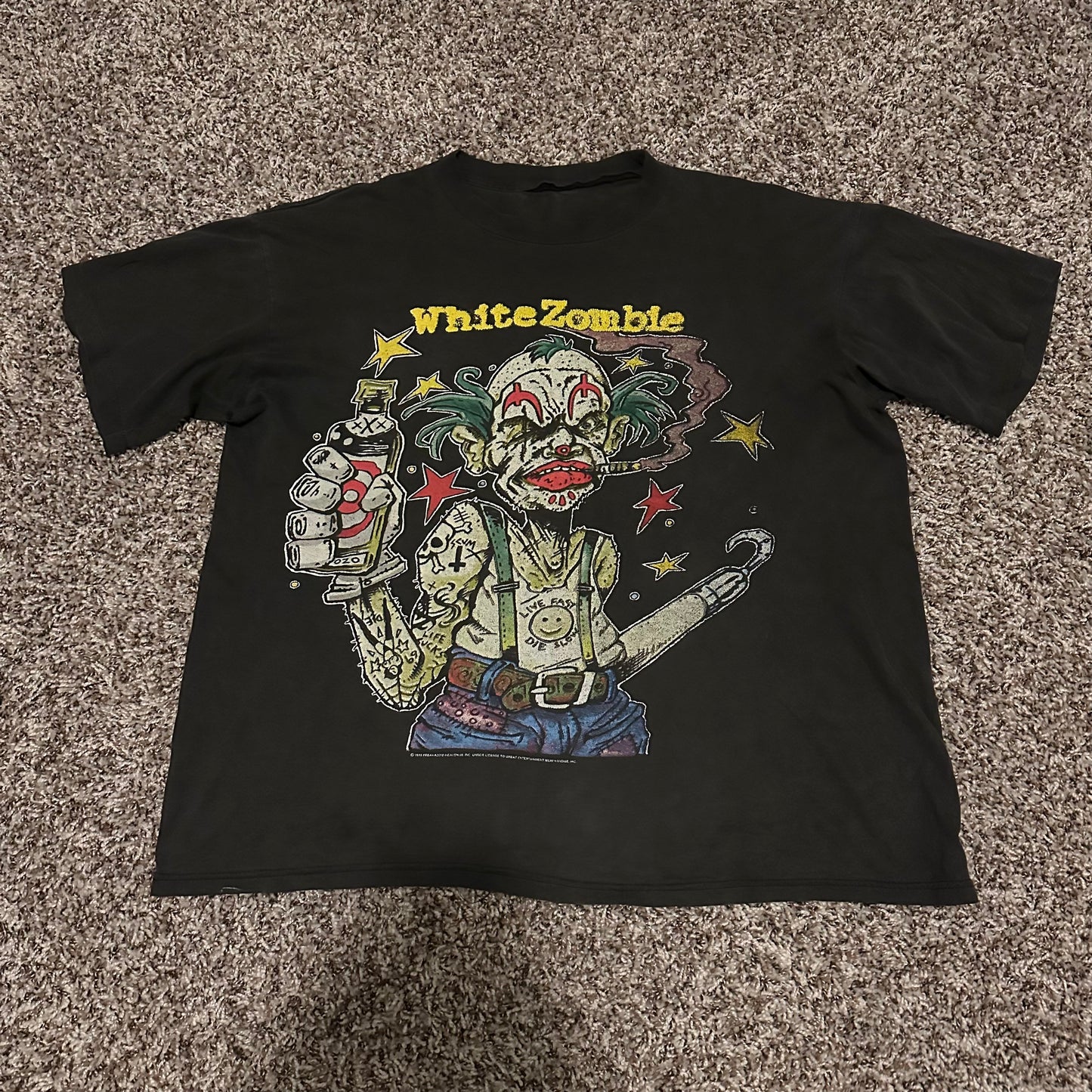 90s Vintage White Zombie Shirt