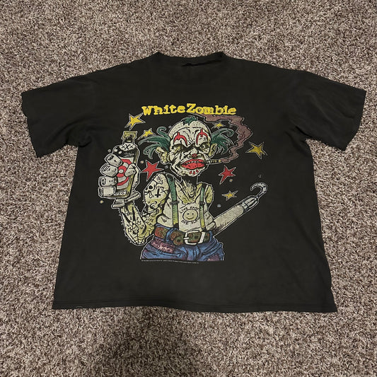 90s Vintage White Zombie Shirt