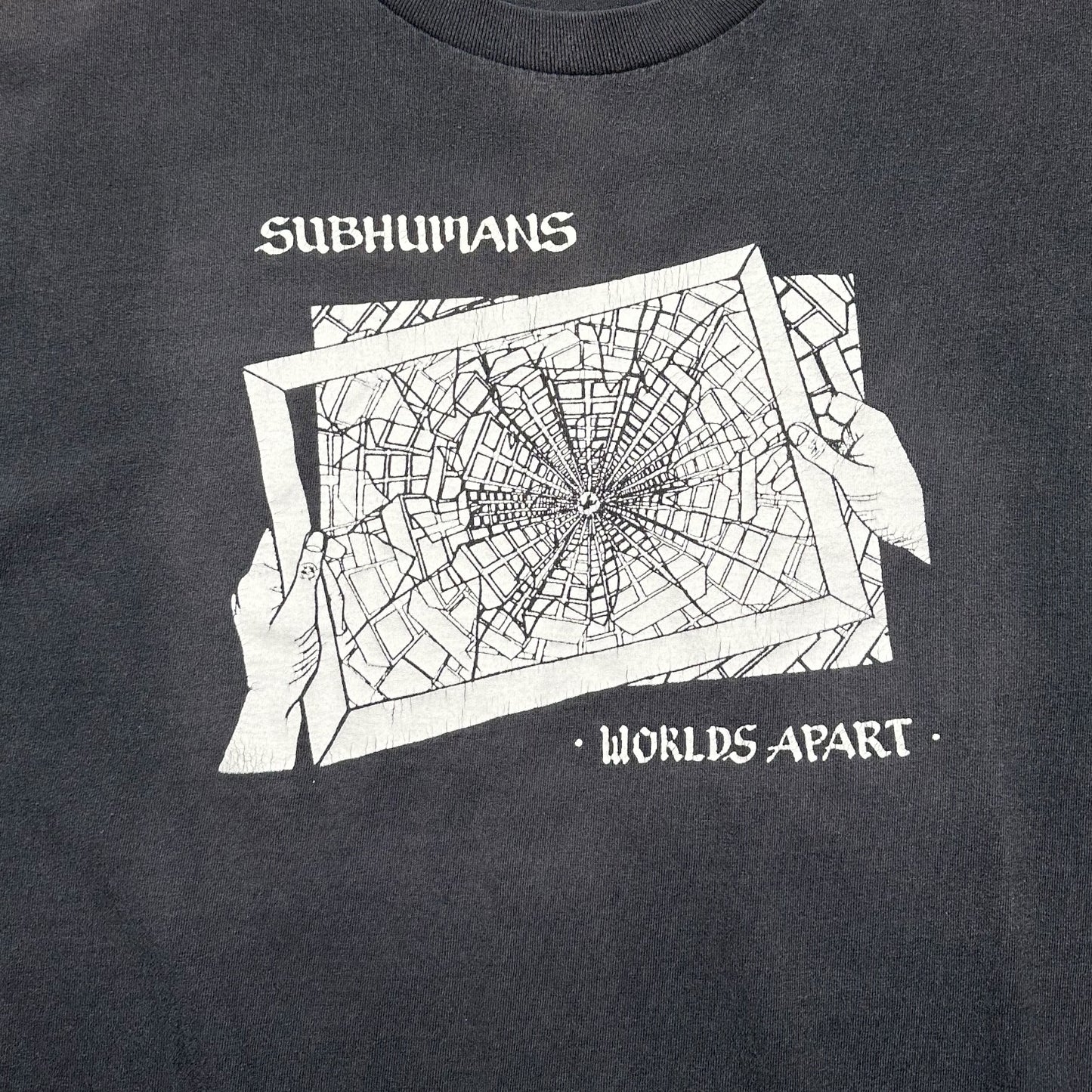 2000s Vintage Subhumans "Worlds Apart" Shirt
