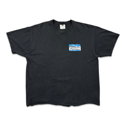 1998 Vintage Marilyn Manson "Name Tag" Shirt