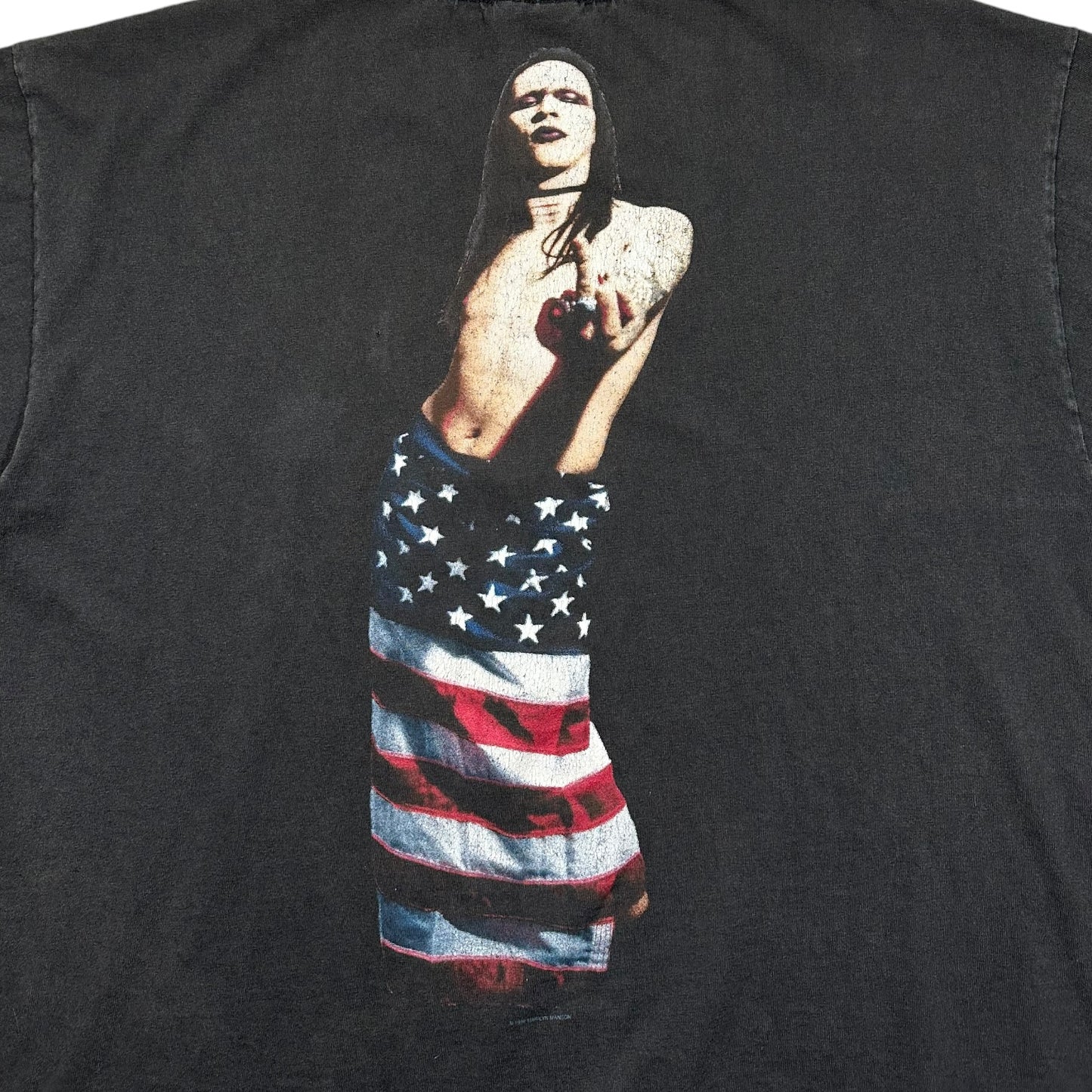 1998 Vintage Marilyn Manson "Name Tag" Shirt