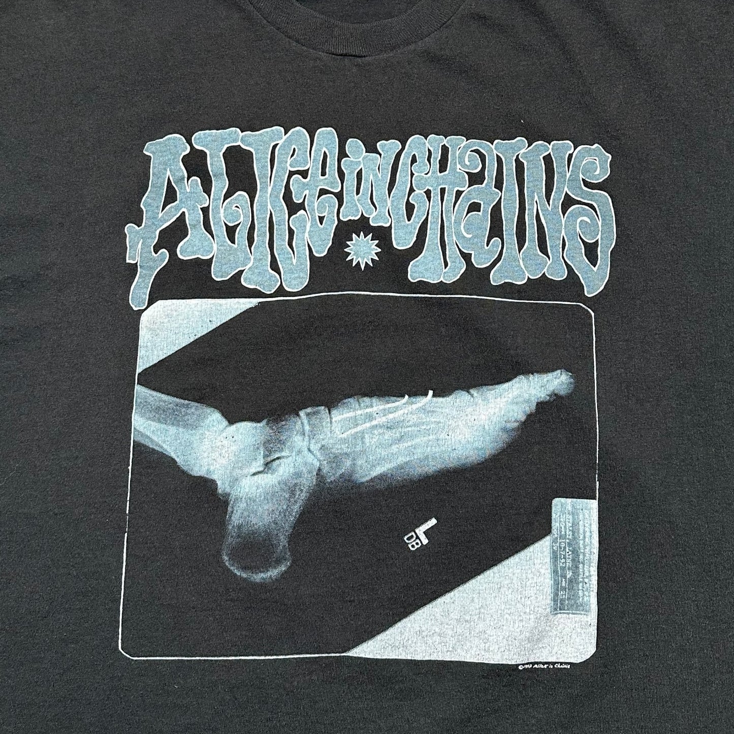 1992 Vintage Alice In Chains "X-ray" Shirt