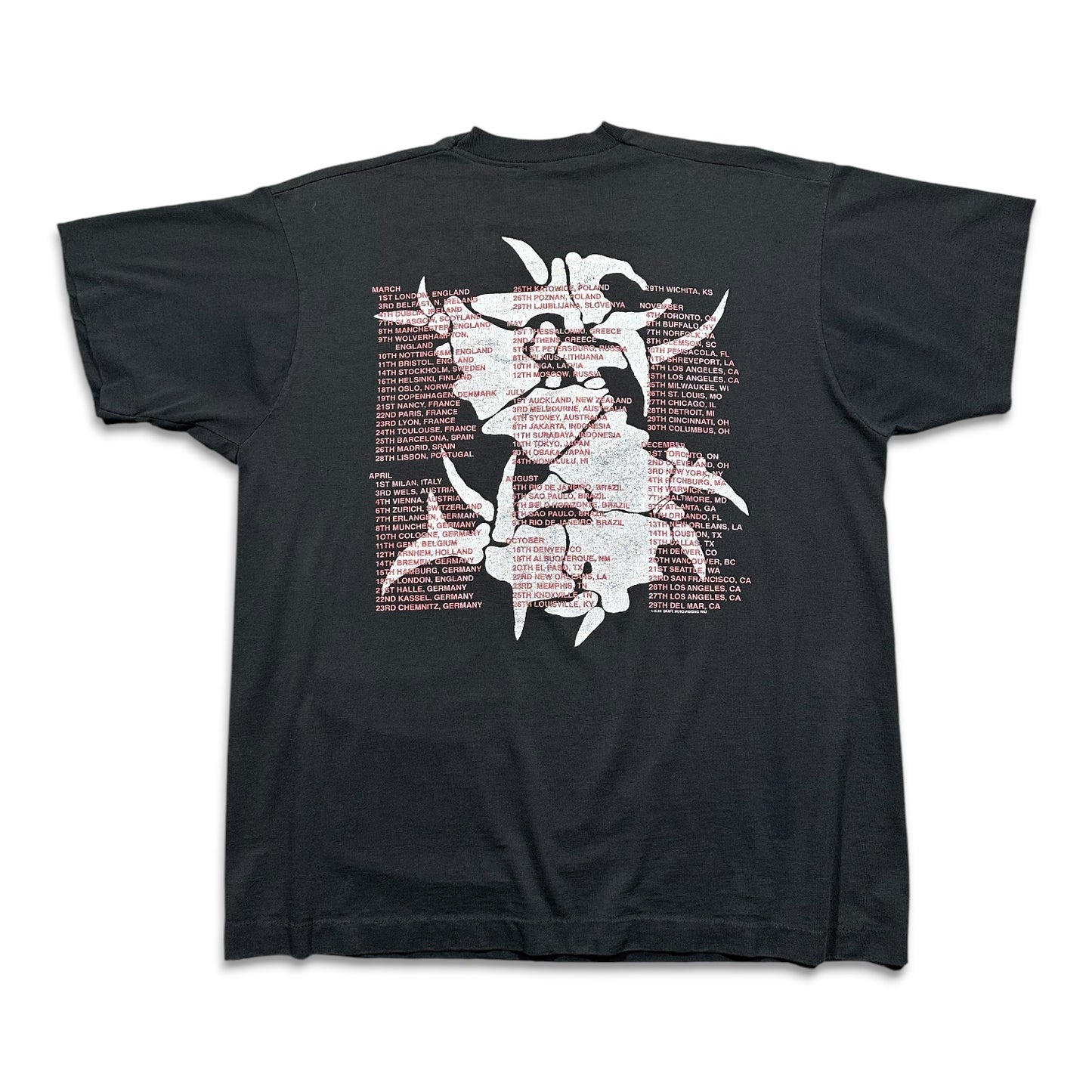 1992 Vintage Sepultura "Third World Posse Tour" Shirt