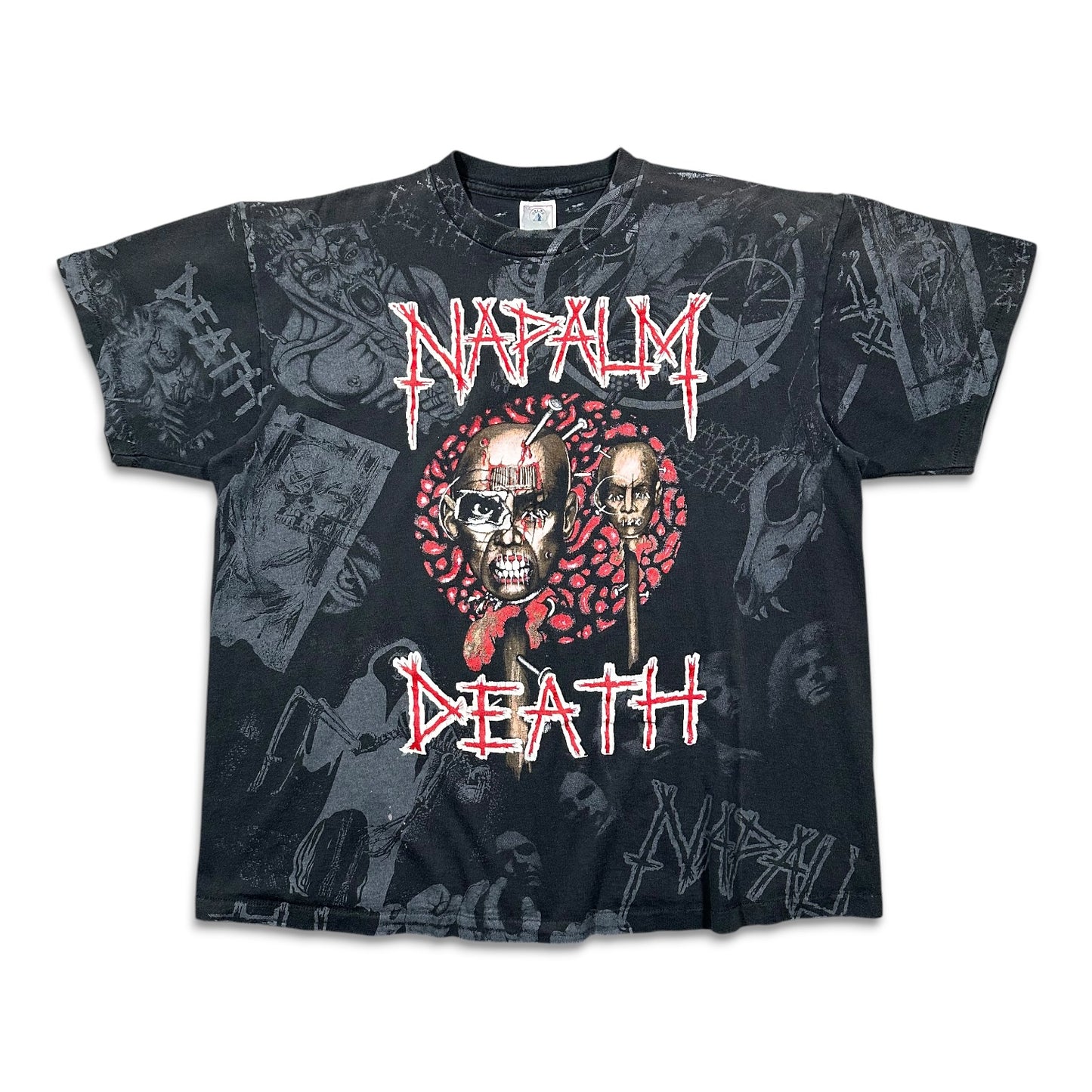 1994 Vintage Napalm Death North American Tour AOP Shirt