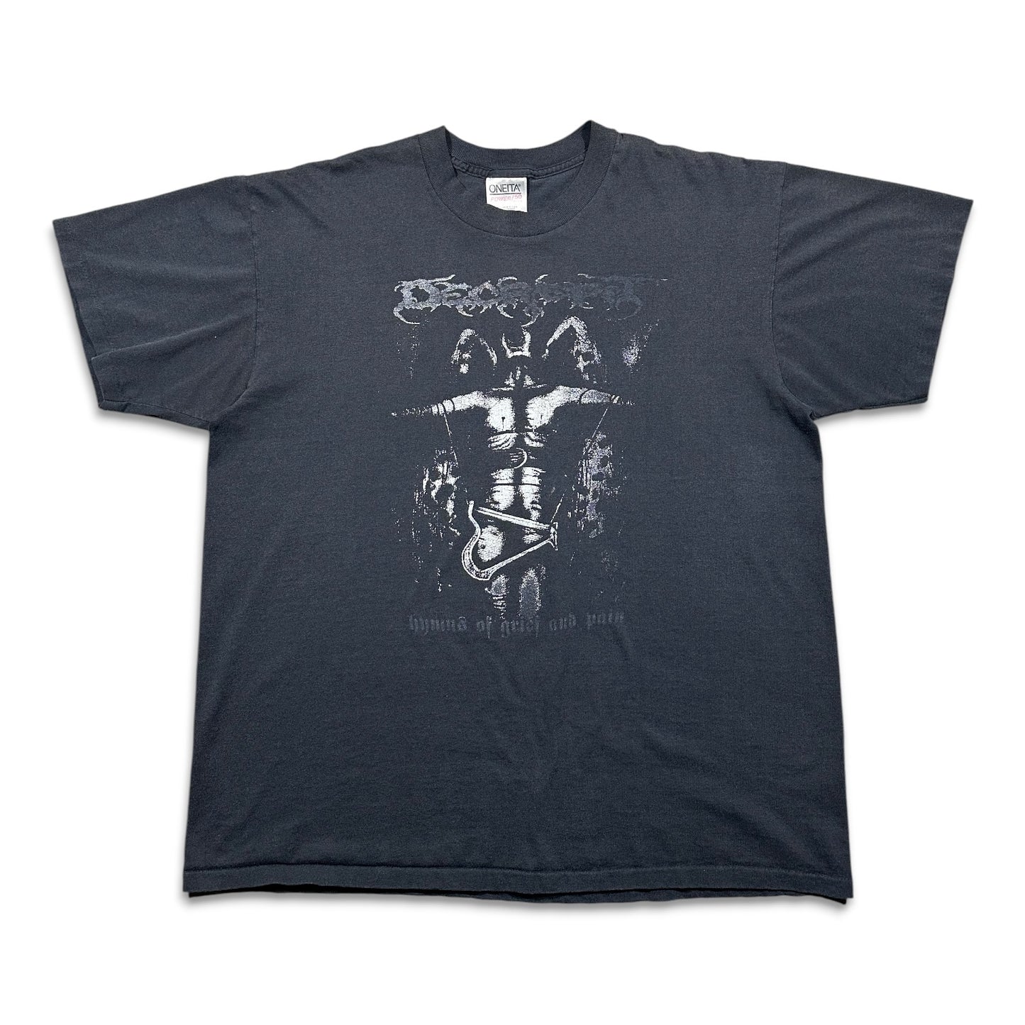 1990s Vintage Decrepit "Hymns Of Grief And Pain" Shirt