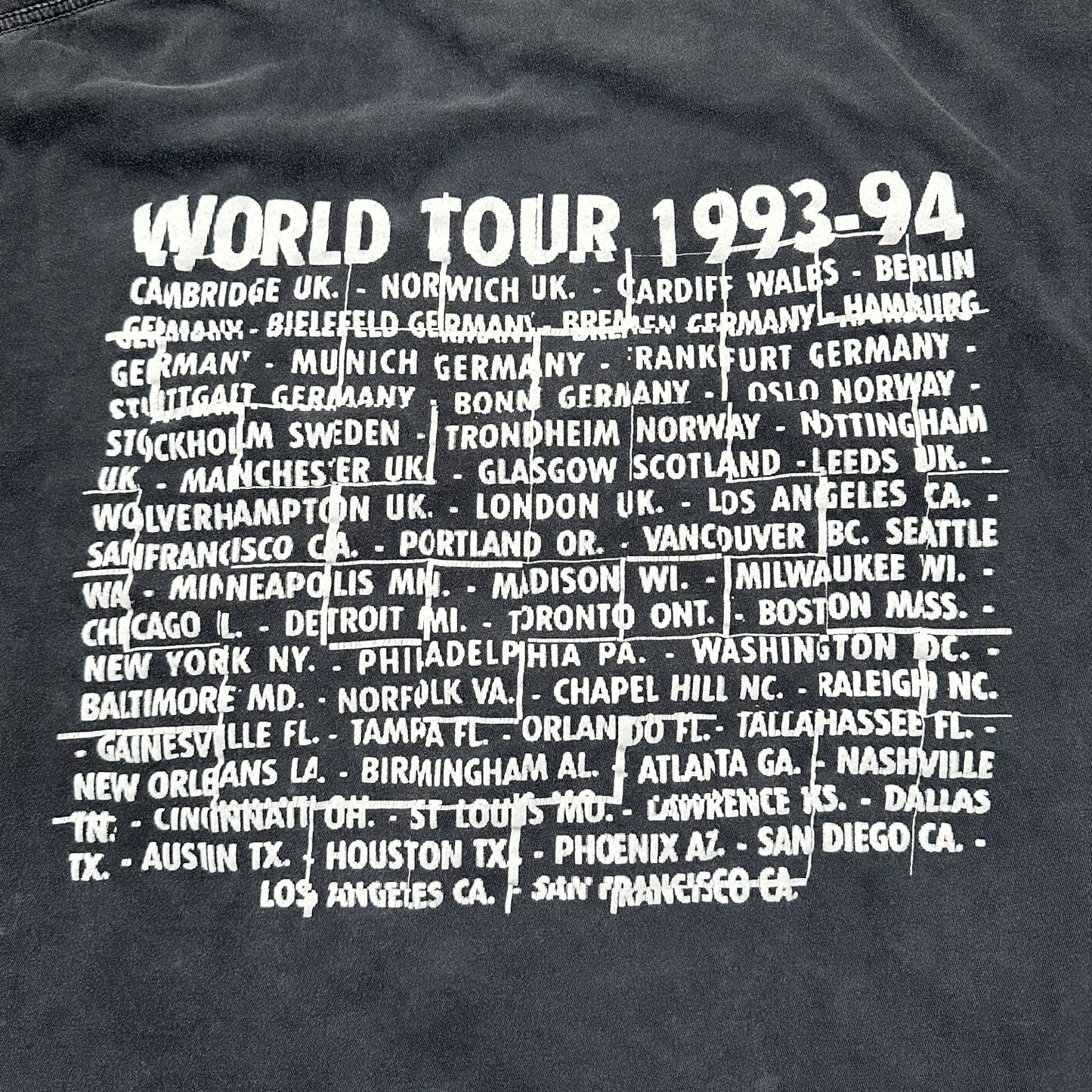 1993 Vintage The Lemonheads World Tour Shirt