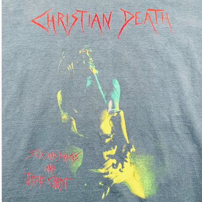 1990s Vintage Christian Death "Sex And Drug And Jesus Christ" Longsleeve Shirt