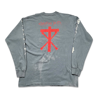 1990s Vintage Christian Death "Sex And Drug And Jesus Christ" Longsleeve Shirt