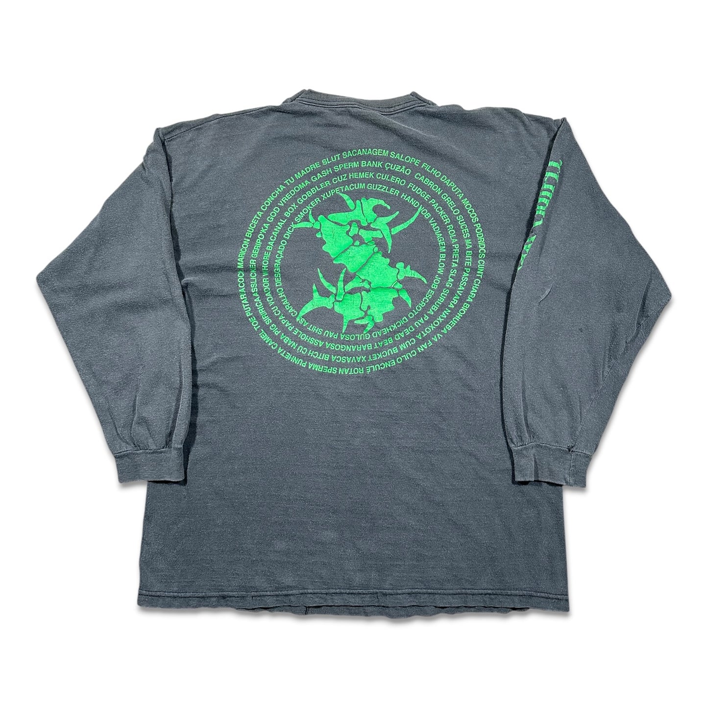 1992 Vintage Sepultura "Third World Posse" Longsleeve Shirt
