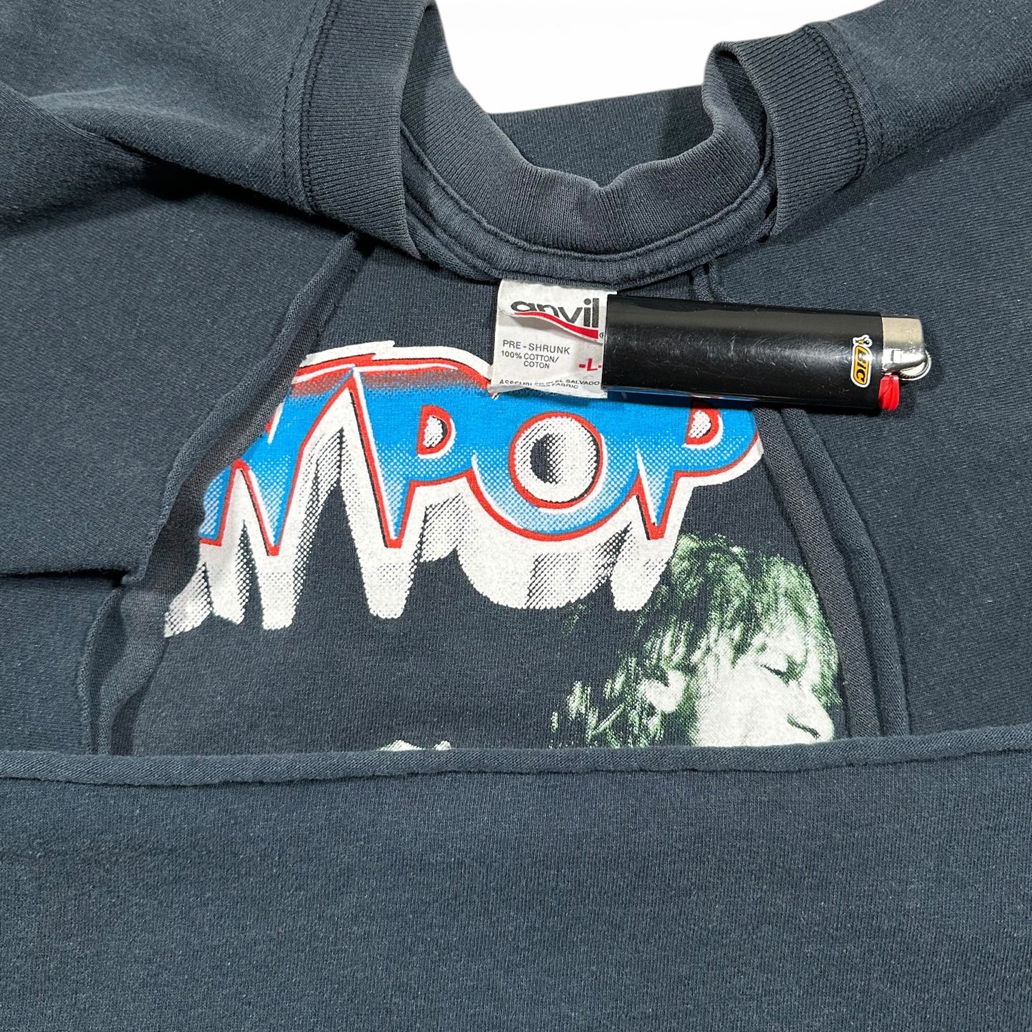 2000s Vintage Iggy Pop "Raw Power" Shirt