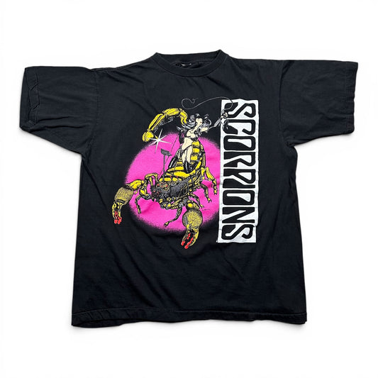 1990s Vintage Scorpions "I Went Crazy With The Scorps" Shirt