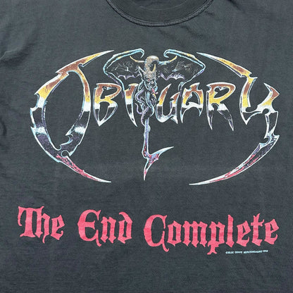 1992 Vintage Obituary "The End Complete" Shirt