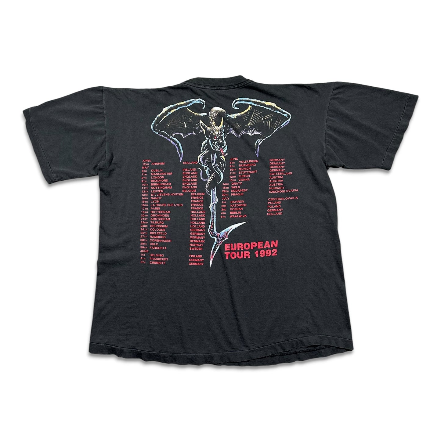 1992 Vintage Obituary "The End Complete" Shirt