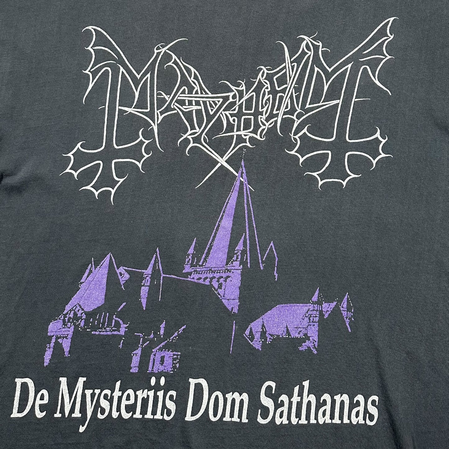 1990s Vintage Mayhem "De Mysteriis Dom Sathanas" Shirt