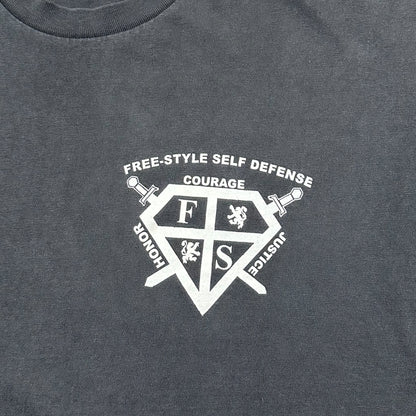 1990s Vintage Free-style Self Defense Shirt