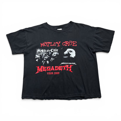 2000 Vintage Motley Crue Tour With Megadeth Shirt