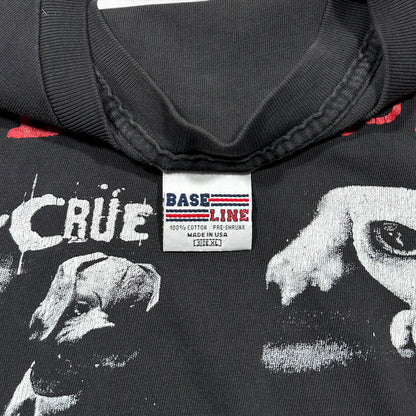 2000 Vintage Motley Crue Tour With Megadeth Shirt