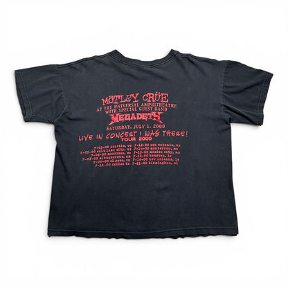 2000 Vintage Motley Crue Tour With Megadeth Shirt